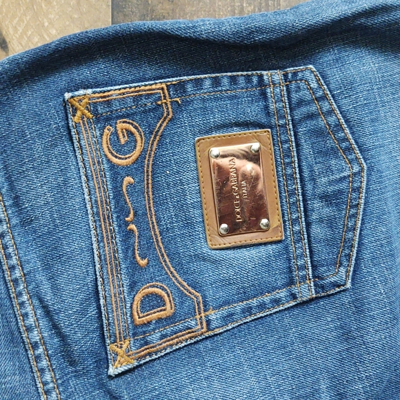 Dolce & Gabbana Straight Leg Loose Fit Jeans sz 30 women's EU 48 - Picture 17 of 17